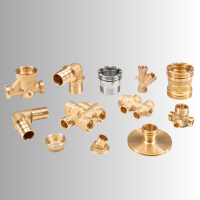  Brass, MS, SS, Copper, &  Aluminium Forged Components 