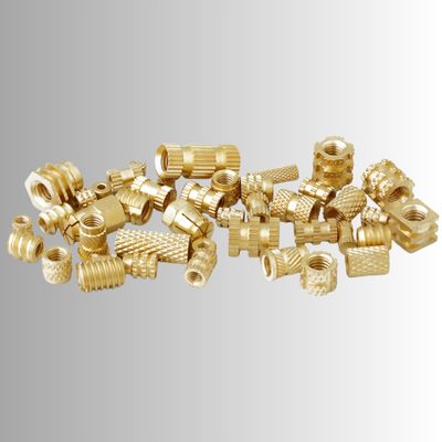  Brass, MS, SS, Copper, &  Aluminium Customized Inserts