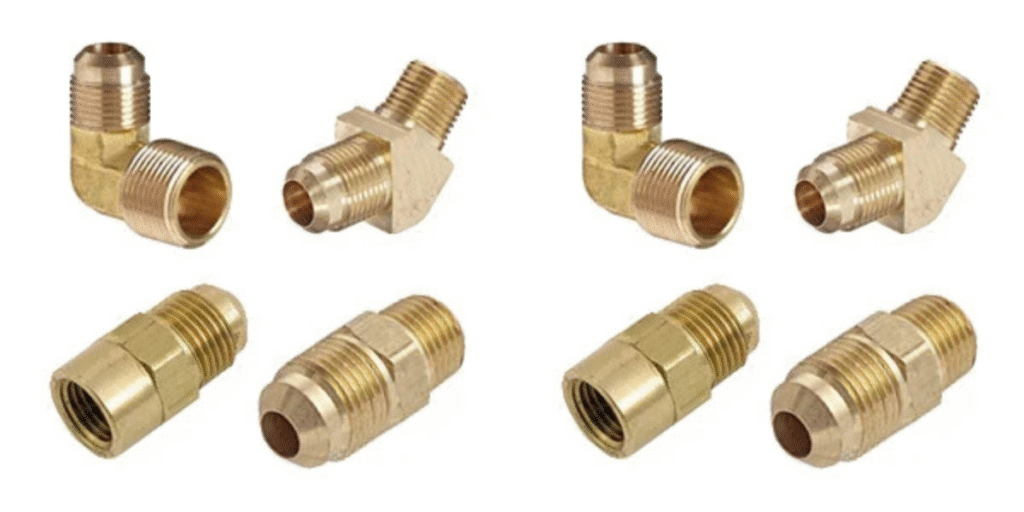 Brass Flare Refrigerator Fittings UK