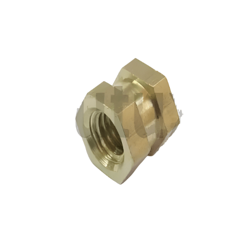Double Hex Brass Insert