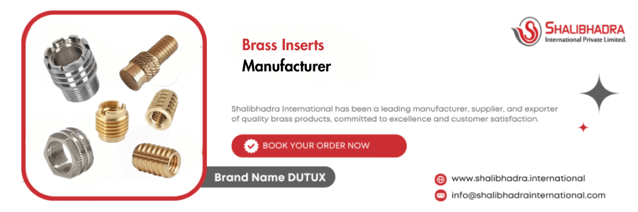 Brass Inserts Manufacturer