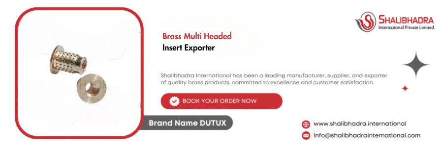 Brass Multi Headed Insert Exporter